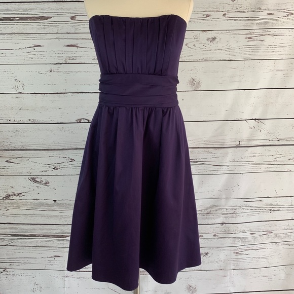 David's Bridal Dresses & Skirts - 🍇DARK PLUM DRESS WITH POCKETS🍇